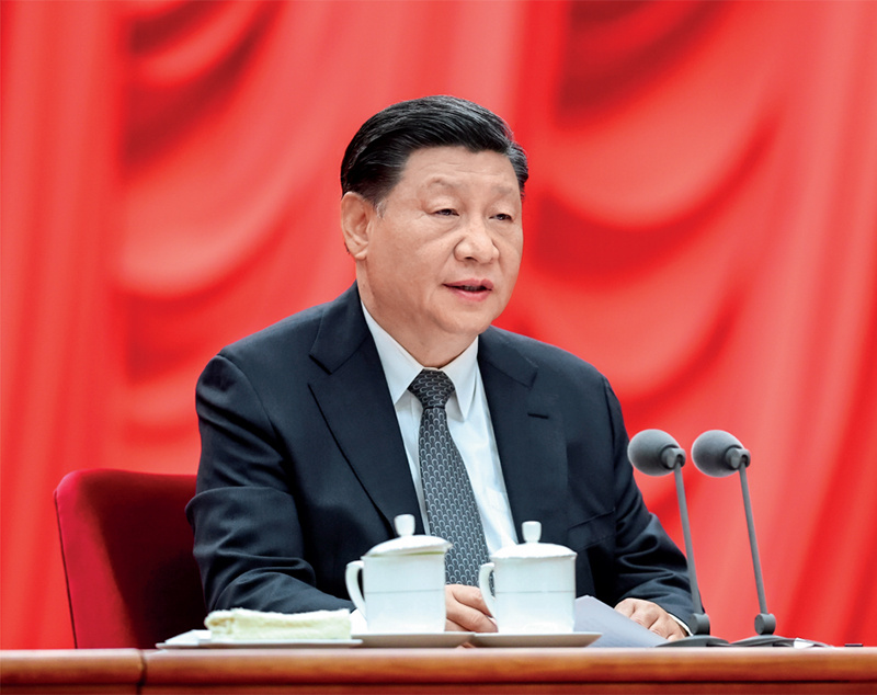 2023年4月3日，，，，，，，，学习贯彻习近平新时代中国特色社会主义思想主题教育工作会议在北京召开。。。。。。。中共中央总书记、国家主席、中央军委主席习近平出席会议并发表重要讲话。。。。。。。新华社记者 鞠鹏 摄