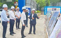 大渡口区常务副区长谢小刚调研亚星中心项目，，，，，共破建设难题促发展
