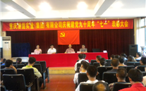 亚星集团庆祝建党九十周年“七一”表彰大会