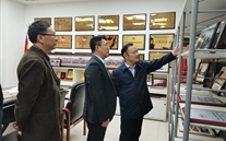 中国银行重庆分行赵忠滨行长一行莅临亚星集团总部调研